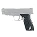 TALON Grips XD(M) Full Size 9mm/.40 (3.8", 4.5", & 5.25" Barrel) Grip, Medium, Left/Right, Black Rubber