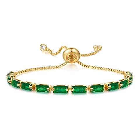 KissYan 14K Gold Plated Tennis Bracelet Cover