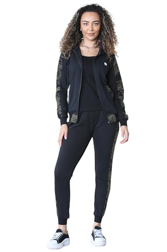 Image of Bahob® Womens Tracksuit Zip Up Women’s Sportswear Set 3 Pieces Terry Tracksuit Vest Hoodie and Jogger Track Suits Activewear Gym Wear Set S-XXL (WTTS-108-A, XL)
