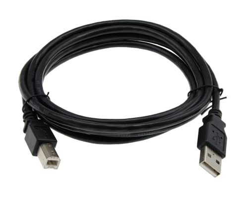 Reulin Câble USB ultra fin Plug and Play pour imprimante et scanner - Câble USB 2.0 haut débit, connecteur A/B, 480 Mbit/s Cover