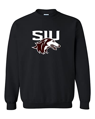CreateMyTee | SIU Southern Illinois Two Color Crewneck Sweatshirt