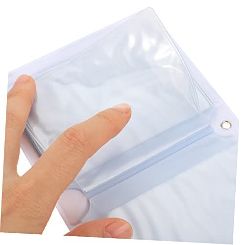 NOLITOY 2 Peças Chaveiro Álbum De Fotos Transparente Álbum De Fotos Livros De Fotos De Couro Coletor