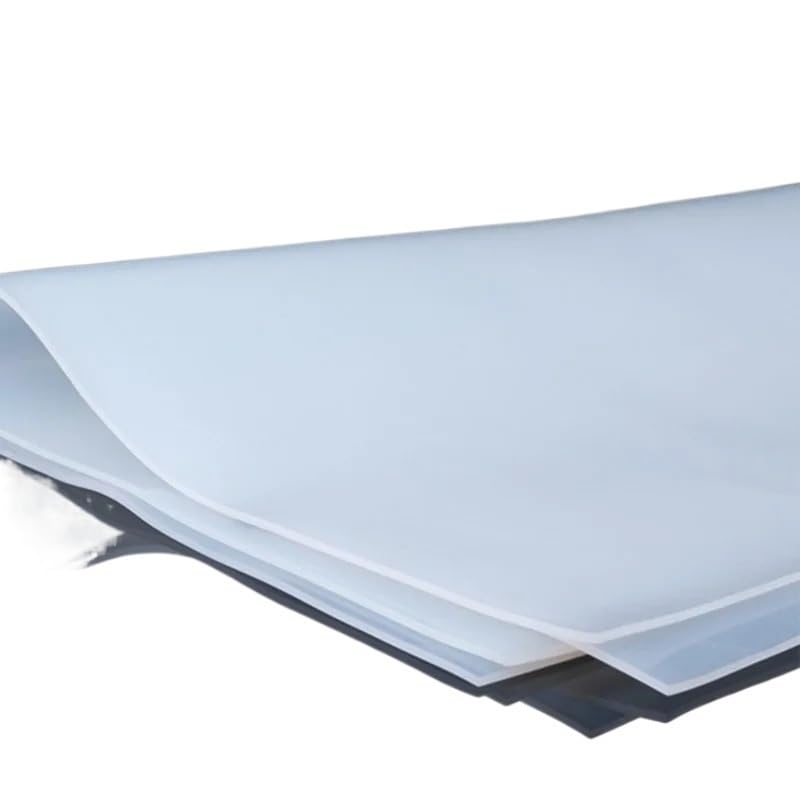 Feuille silicone transparent élastique résistant à la chaleur pour bricolage et usine