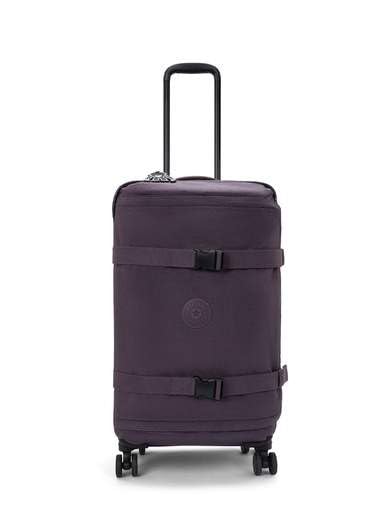 Kipling Spontaneous M Medium Wheeled Luggage, Upright, Ultimate Plum, One Size, SPONTANEOUS M