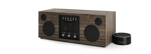Como Audio: Duetto - Wireless Music System with Internet Radio, Spotify Connect, Wi-Fi, FM, and Bluetooth - Walnut/Black