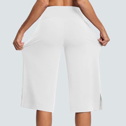 Capri Pants for Women High Waisted Crop Office Work Capris Casual Summer Cropped Pant Loose Fit Dress Pants4