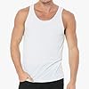 Molten Creek® 6X Mens Vests, Classic Sports, 100% Cotton Tank Tops, Sleeveless, Casual Undershirts, for Summer, Training, Gym Sports (UK, Alpha, XL, Regular, White) #3