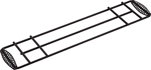 Captain Stag, Camping, Barbecue, Bonfire, Slim, Net (Compatible with Bonfire Stands, Stoves, Grills), Black