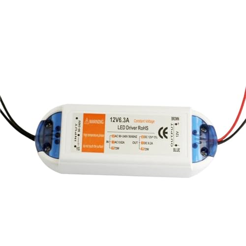Transformateur LED 12V 6A 72W adaptateur alimentation AC 220V vers DC