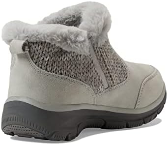 Skechers Women's Easy Going-Warmhearted Ankle Boot, Grey, 6.5 | Image 3