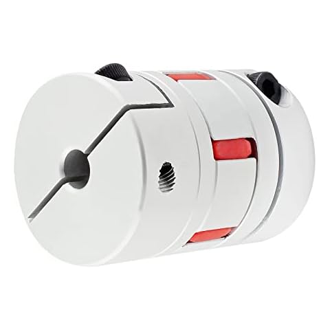 Eilumduo 15 mm bis 19 mm Pflaumen-Kupplung, Aluminiumlegierung, Pflaumen-Kupplung, 40 mm Durchmesser, 55 mm Länge für 3D-Drucker, Motor, CNC-Maschine, Servo-Stufen Cover