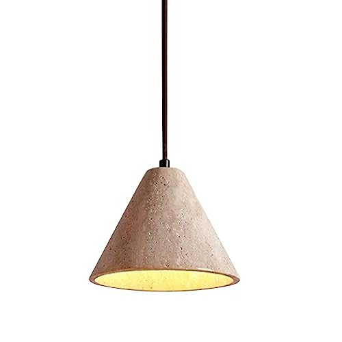 Lámpara colgante moderna de piedra natural, lámpara de techo colgante de madera, lámpara colgante pequeña nórdica, lámpara colgante E27, iluminación para comedor, mesita de noche, cocina, isla, luces