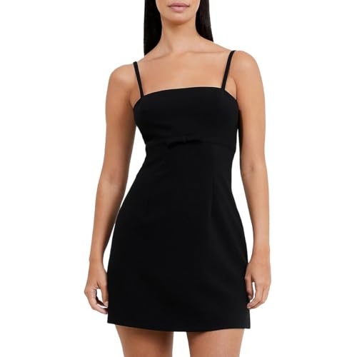 french quarter dress black m Midi Black Wrap Dress With Three Quarter Sleeves | concept A trois