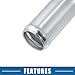 A ABSOPRO Car Adapter Joiner Pipe Universal 35mm 1.38