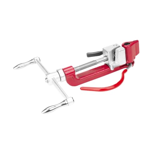 Milageto Steel Banding Spiral Tensioner Strapping Tool for Heavy Duty Package Multipurpose Hand Tools Practical Accessory Professional, Red