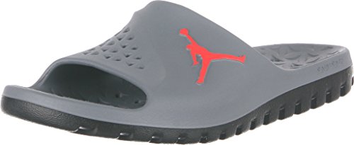 Nike Jordan Super.Fly Team Slide Grey/Black/Red 716985-023 (Size: 11)