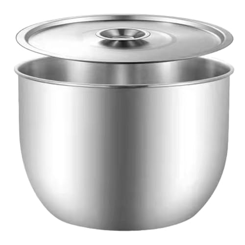 Tazón mezclador de acero inoxidable HANABASS 21 cm con tapa miniatura 1