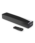 Oakcastle SB40 Soundbar for TV | HDMI, ARC, Bluetooth Sound bar Wireless Speaker 60W | 2.0 TV Sound Bar Surround | Optical, AUX, Wall Mountable PC Gaming Soundbar with Remote