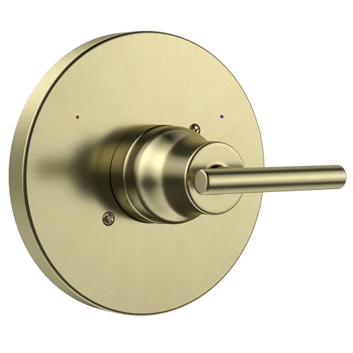 Replacement for D Faucet 14 Series Single-Function Champagne Bronze Shower Valve Trim Kit, Shower Handle, Champagne Bronze Shower Trim Kit T14059-CZ (Cartridge and Valve Not Included) by KANDENT - Used condition - US$28.98