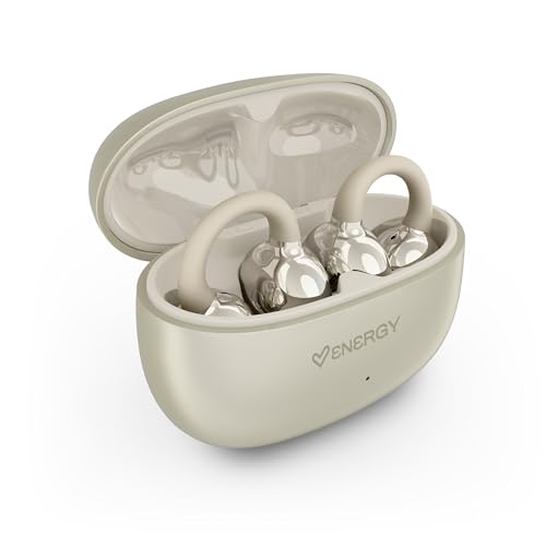Energy Sistem ChicPods Auriculares Inalambricos Bluetooth Premium Insonorizados Open Sound 23H Bateria ENC Cascos con Cancelacion Ruido en Llamadas IPX4 Resistentes al Agua True Wireless Champagne