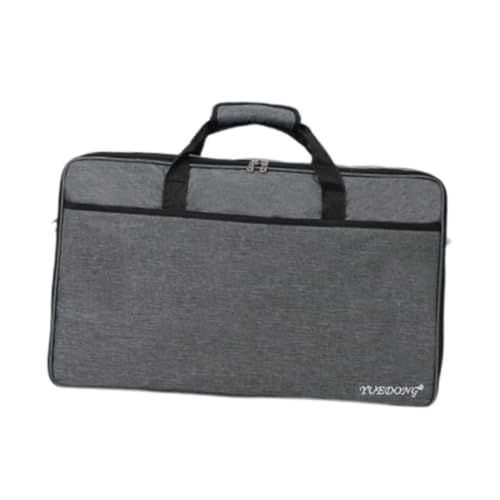 Garende Guitar Pedal Board Case Crossbody Bag Portable Multifunction Water Resistant Pedalboard Zipper Pouch Carry Case for Stage, 52x32x12.5cm