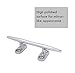 Thorn Boat Dock 5 Inch Cleat Marine Stainless Steel Open Base Cleats (5-in,4-Pack)