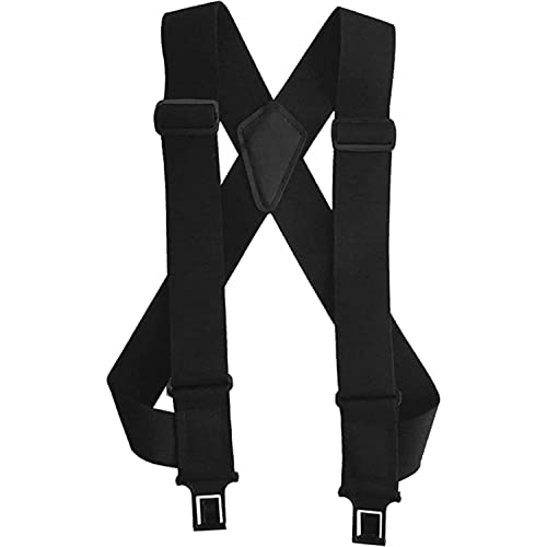 Men's Big and Tall Elastic uBEE Ruf-N-Tuf Hook End Trucker Suspenders, USA Made