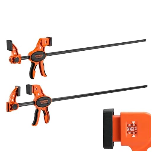 JORGENSEN E-Z Hold 2-Pack 36" 300LBS Load Indicator Woodworking Bar Clamps