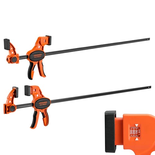JORGENSEN E-Z Hold 2-Pack 36 300LBS Load Indicator Woodworking Bar Clamps