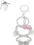 Wxinsheng Portachiavi,Hello Kitty Portachiavi Smaltato,Portachiavi Gatto in Acciaio Inossi...