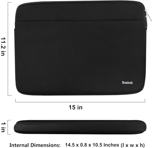 Image of Laptop Case 15 inch,Shockproof Protective Travel Bags with Accessory Pocket