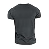 GYMTIER Spartan Forged - Symbol Pocket - Men's Gym T-Shirt Bodybuilding Training Workout Lifting Top Clothing, Grey, L #2
