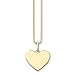 Produktbild THOMAS SABO Damen Kette Herz 925er Sterlingsilber; 750er Gelbgold Vergoldung SET0397-413-39