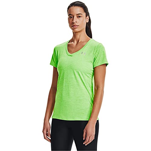 Image of Under Armour Womens Tech V-Neck Twist Short-Sleeve T-Shirt