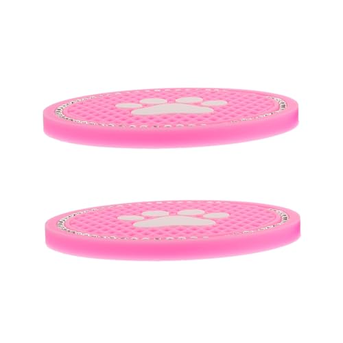 GRIRIW Pcs Cat Claw Pattern Coasters Auto Coasters Diamond Pattern Heatproof Car Cup Pad Stylish Auto Decor for Families