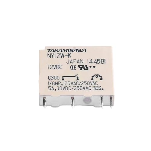 Relés de potencia NY12W-K 12V SPST-NO con capacidad de conmutación estable de 5A