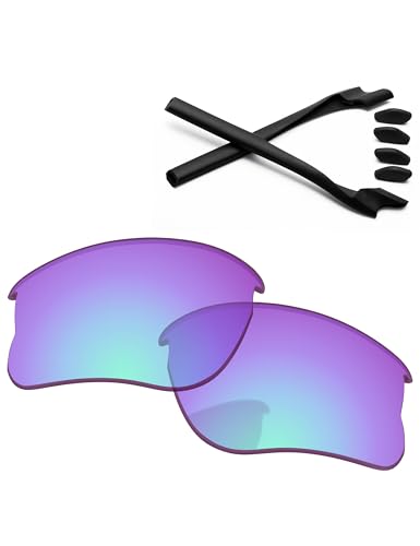 Image of Replacement Lenses & Rubber Kits for Oakley Half Jacket 2.0 XL OO9154 62mm - Precise Fit, UV Block, Impact Resistant
