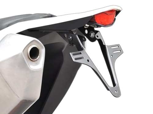 ZIEGER Portatarga per motocicletta corta base Streetfighter compatibile con KTM 690 SMC/R anno di costruzione 2014-16 dal 2014 al 2016