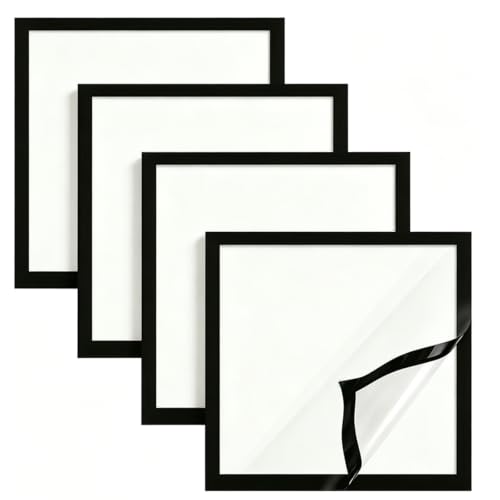 Huacan Diamond Painting Frames 12x12in/30x30cm, Magnetic Diamond Art Frame Self-Adhesive (4 Pack)