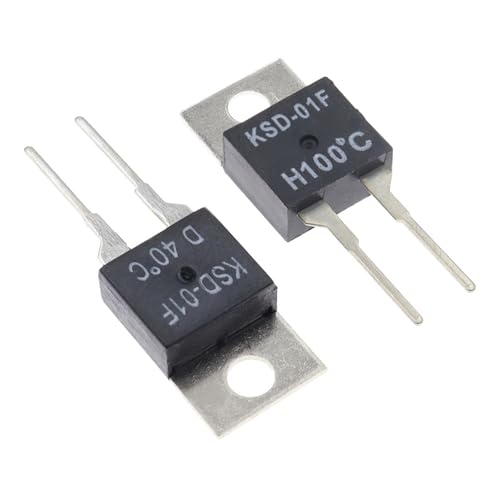 Sensor de temperatura KSD-01F 35C normalmente abierto evita sobrecalentamiento en circuitos