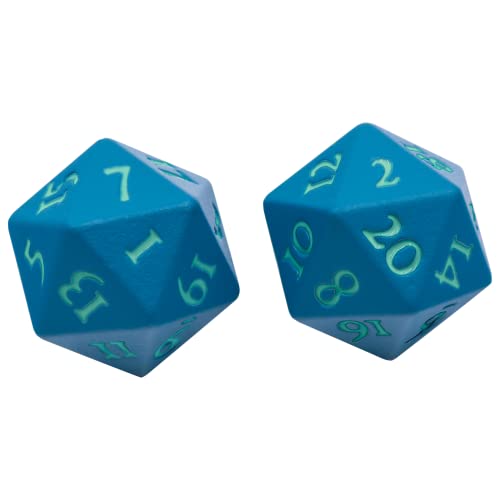 Dados de metal Ultra Pro UP verde azulado evita tiradas falsas en tus juegos