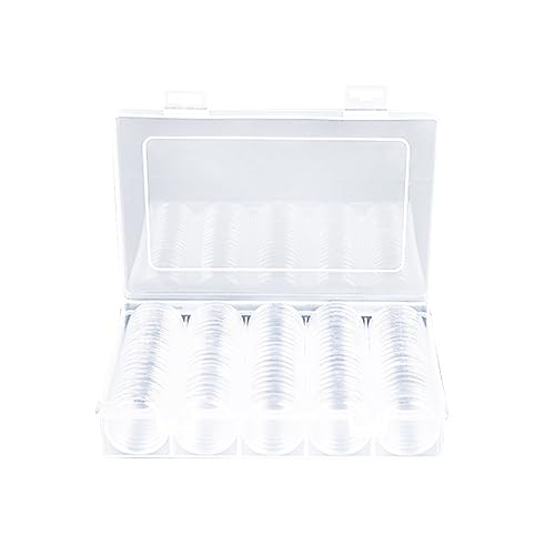 Kit de cajas transparentes para monedas 2 sets SHOWERORO miniatura 1