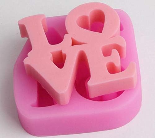 Love Word Silicone Soap Mold Multifunction Candle Molds Cake Candy Baking Mould DIY Handmade Craft