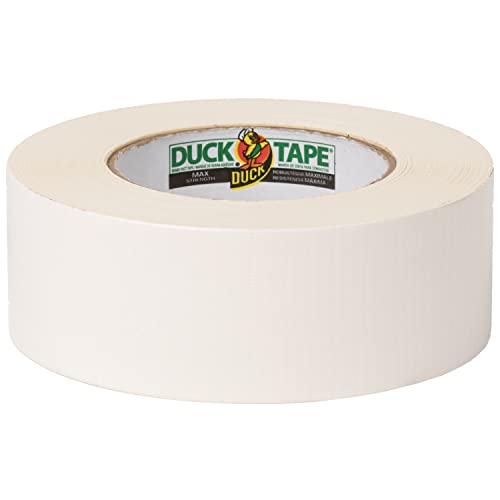 Image of Duck Brand Max Strength Duct Tape, White, 8-Roll Pack, 1.88 Inches x 35 Yards, 242859