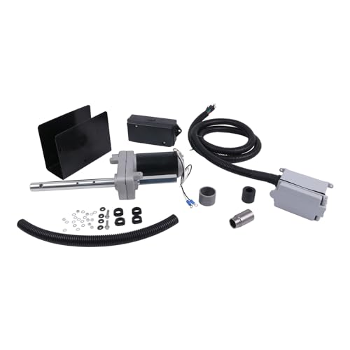 Image of HOLDWELL Electric Powered Trailer Drive Conversion Kit 1824200100 BD1046130-00 BD1824200100 500370 Compatible with Single-Speed Square Jacks - 12V 12000 lbs for RV Trailer Touring car