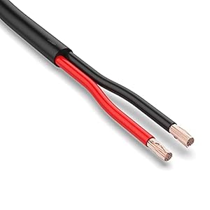 5m Fahrzeugleitung 2 x 4,0 mm² Rundkabel 2 adriges Elektrokabel FLYY Schlauchleitung