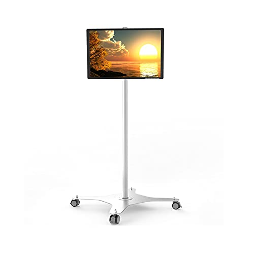 Support d'écran mobile sur pied pour moniteur LCD 10 à 34 pouces avec plateau clavier