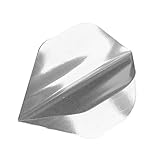 TX NIÑA 24/30 PCS 2D Estándar De Dart Vuelos Buen Conjunto De Dardos Profesional ala Cola Dardo Al Aire Libre Accesorios (Color : Pure Silver 24pcs)