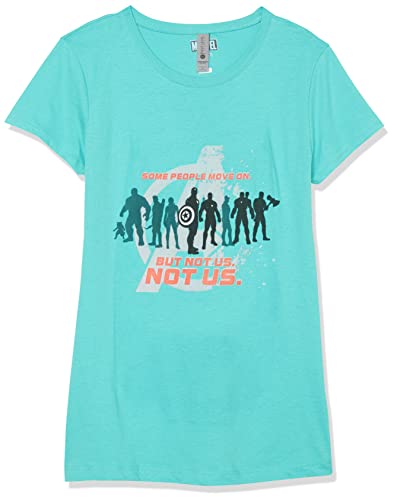 T-shirt Marvel Girl Stand Strong bleu turquoise haut coton fille M