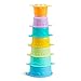 Munchkin Caterpillar Spillers Stacking and Straining Cups Bath Toy